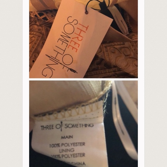 ❤️’Three of Something’ Australian brand. Gold & Black cutout Mini- Skirt ❤… - Picture 6 of 11